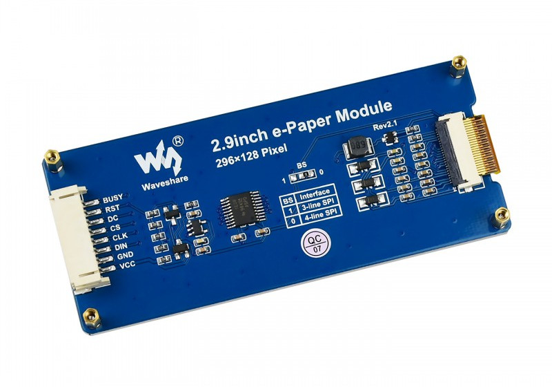 wyświetlacz E-paper shield - nakładka dla Arduino