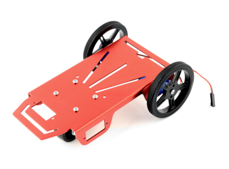 Podwozie robota mini 2WD - Feetech FT-MC-002-KIT - aluminiowe