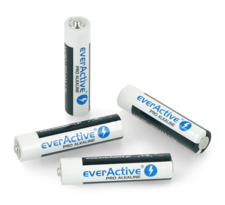 Bateria AAA (R3 LR03) alkaliczna everActive Pro - 4 szt.