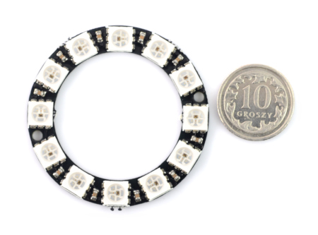 Pierścień LED RGB WS2812 5050 x 12 diod - 38 mm