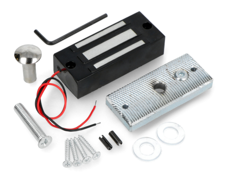 Elektromagnes trzymający 12 V 60 kgf