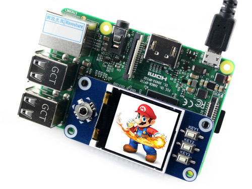Przedmiotem sprzedaży jest nakładka z wyświetlaczem, minikomputer Raspberry Pi można nabyć osobno
