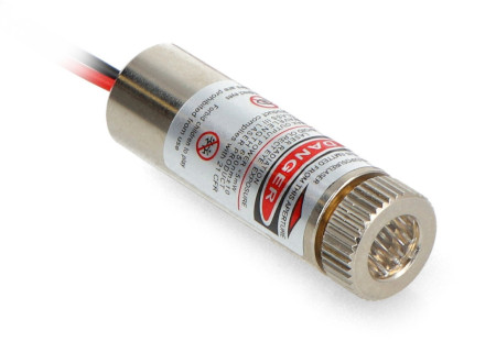 Dioda laserowa 5mW czerwona 650nm 5V - linia