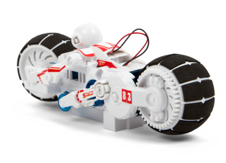 Robot-motocyklista STEM.