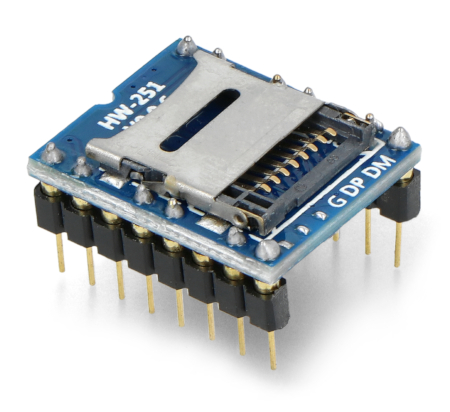 WTV020 - odtwarzacz / dekoder MP3 z gniazdem microSD