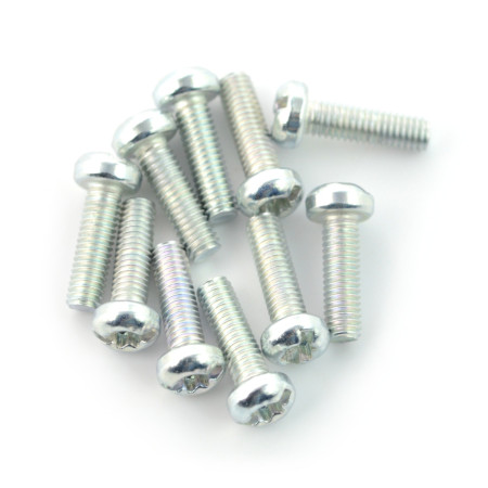 Śrubki M3 długość 10 mm - TORX - 10 szt.