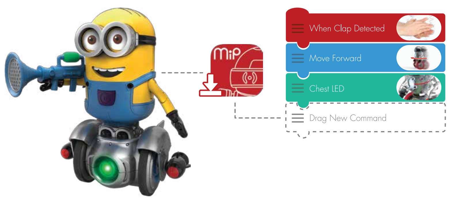 WowWee robot Minions Turbo Dave 