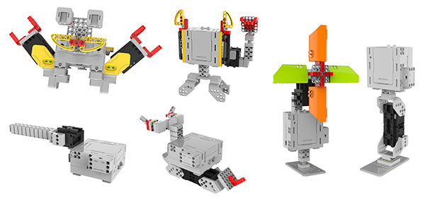Możliwe do zbudowania roboty z JIMU Box