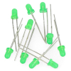 Dioda LED 3 mm zielona