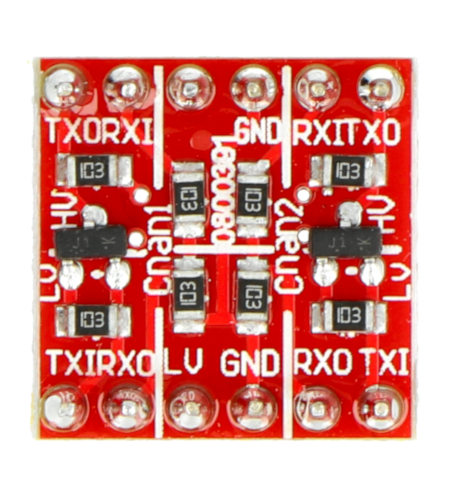 Konwerter poziomów logicznych 3,3 V / 5 V - UART - Iduino ST1167