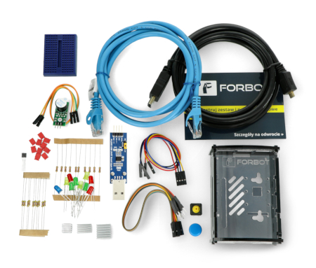 Zestaw akcesoriów do kursu Raspberry Pi 4B