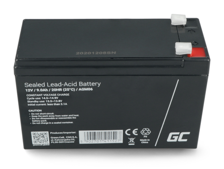 Akumulator AGM 12 V 9 Ah Green Cell