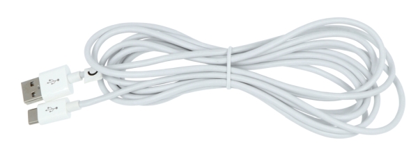 Przewód Tracer USB A 2.0 - USB C biały - 3m