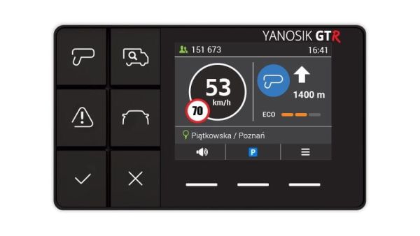 Komunikator drogowy Yanosik GTR