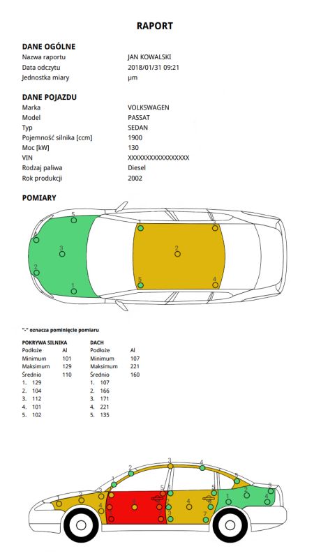 Miernik grubości lakieru NexPTG Advanced