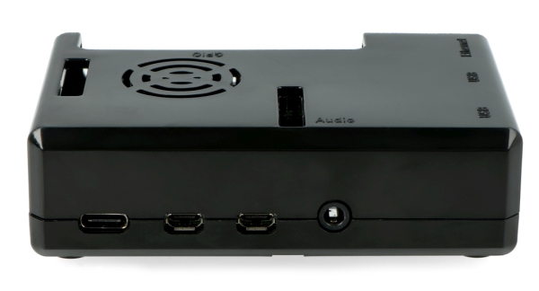 Obudowa Raspberry Pi model 4B - ABS - czarna - LT-4A06