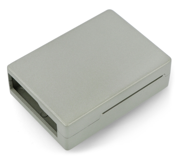 Obudowa Raspberry Pi model 4B - aluminiowa - LT-4BA04 - szara