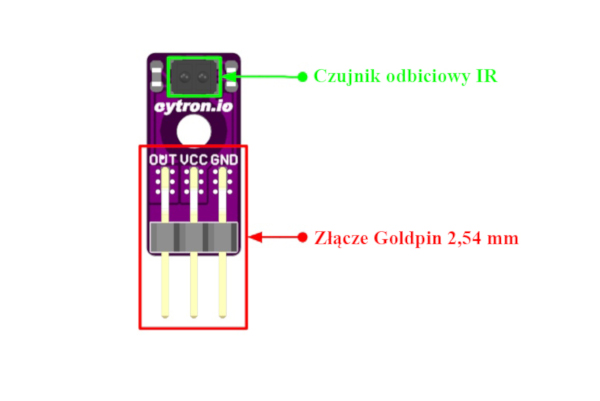Cytron Maker Reflect - czujnik odbiciowy podczerwieni IR