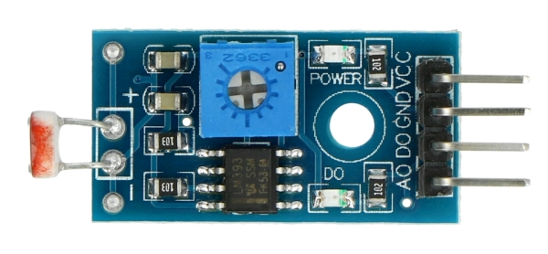 Czujnik światła rezystancyjny dla Arduino - Okystar