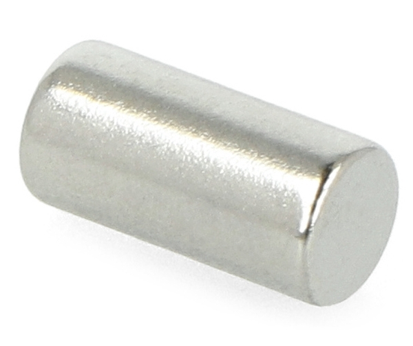 Magnes neodymowy okrągły N35/Ni 5x10mm - 10szt.