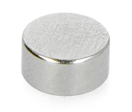 Magnes neodymowy okrągły N35/Ni 6x3mm - 10szt.
