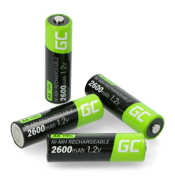Akumulator Green Cell HR6 AA Ni-MH 2600mAh - 4szt.