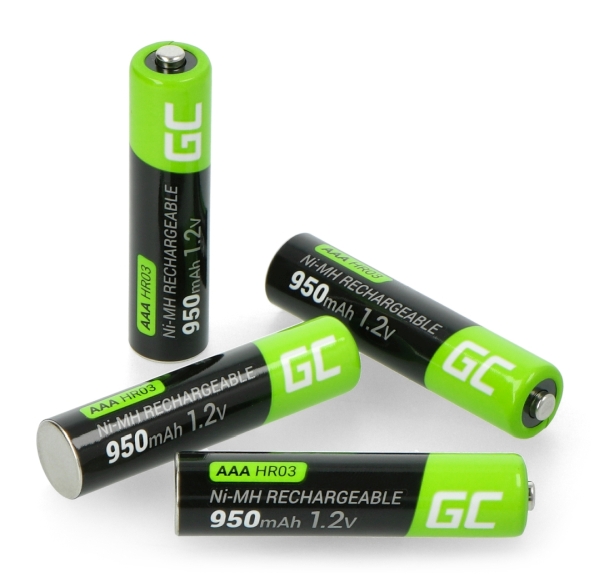Akumulator Green Cell HR03 AAA Ni-MH 950mAh - 4szt.