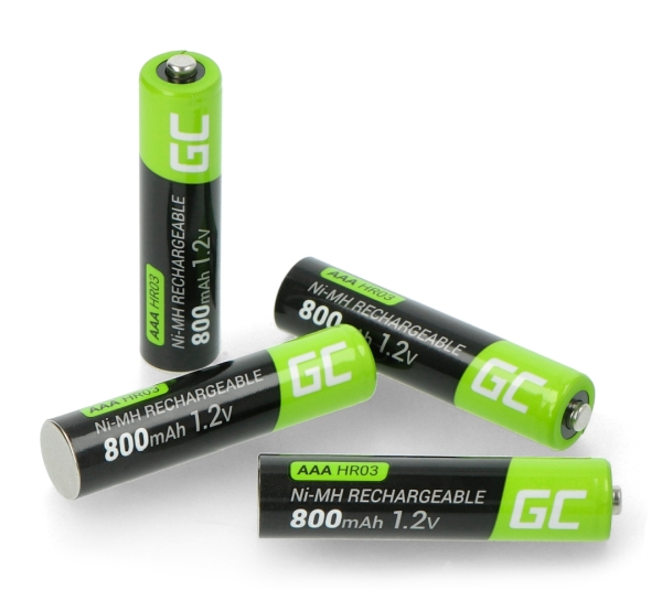 Akumulator Green Cell HR03 AAA Ni-MH 800mAh - 4szt.