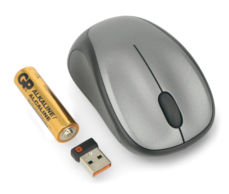 Mysz optyczna Logitech M235 czarno-srebrna
