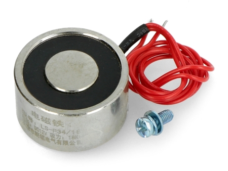 Elektromagnes trzymający 12V 3W 20kgf