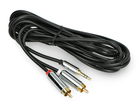 Przewód typu Jack 3,5 mm - 2 x RCA firmy Blow.