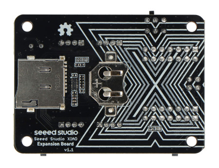 Sloty na kartę microSD i baterię CR1220 znajdują się na odwrocie płytki.