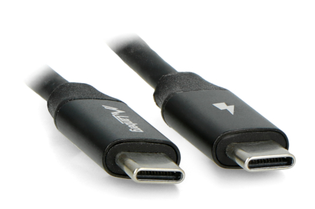 Przewód Lanberg USB C - USB C 2.0 czarny premium QC 4.0 PD 1,8m