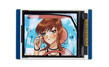 Wyświetlacz LCD 1,8'' 160 x 128 px - SPI - 65K RGB - do Raspberry Pi Pico został wyprodukowany przez firmą Waveshare.