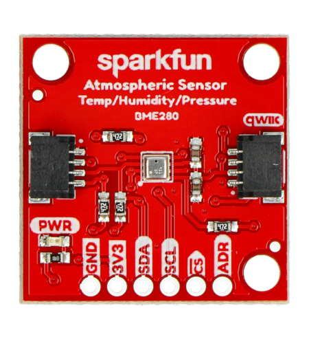 BME280 - czujnik wilgotności, temperatury i ciśnienia I2C/SPI - SparkFun - SEN-15440.