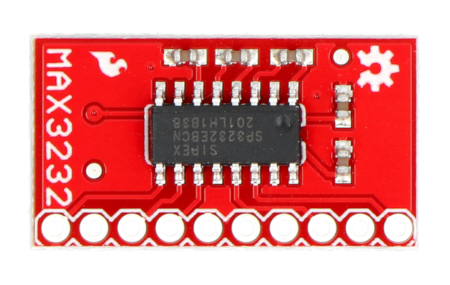 Transceiver Breakout MAX3232 3,3V/5V - konwerter RS232 - UART - SparkFun BOB-11189.