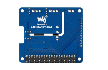 CAN FD Expansion HAT - widok z tyłu.