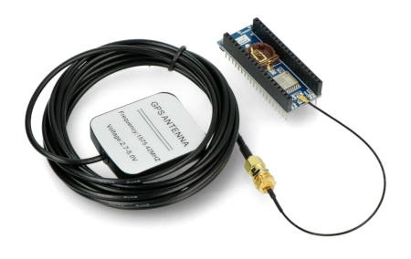 Antena GPS w zestawie