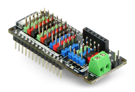 Gravity - IO Shield - rozszerzenie do FireBeetle M0 i ESP32-E - DFRobot DFR0762