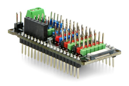 Gravity - IO Shield - rozszerzenie do FireBeetle M0 i ESP32-E - DFRobot DFR0762.