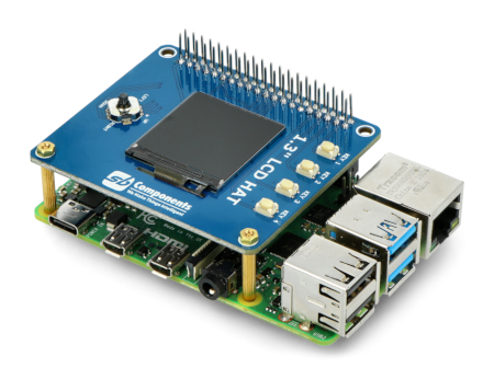 Nakładka z wyświetlaczem do Raspberry Pi