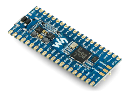 RP2040-LCD-0.96 - widok z tyłu.
