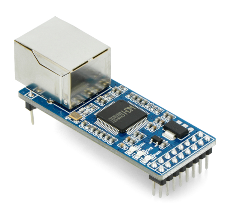 Dwukanałowy konwerter UART na Ethernet