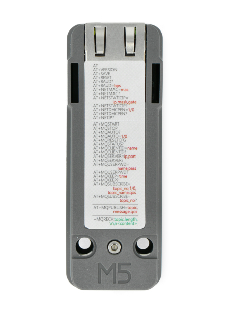 Kompatybilny z modułami deweloperskimi M5Stack Core, A5Atom i M5Stick.