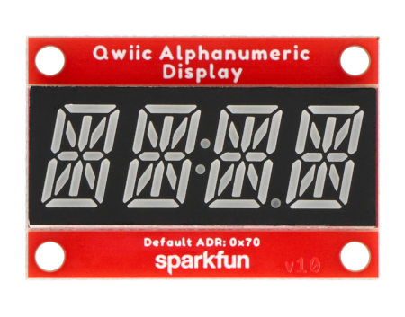 Wyświetlacz alfanumeryczny sparkfun w kolorze białym