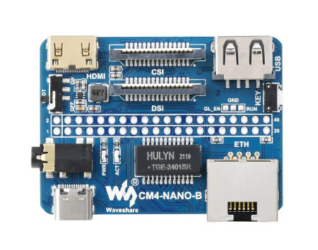 Nano Base Board (B) - ekspander wyprowadzeń do Raspberry Pi Compute Module 4 Lite / eMMC - Waveshare 21726.
