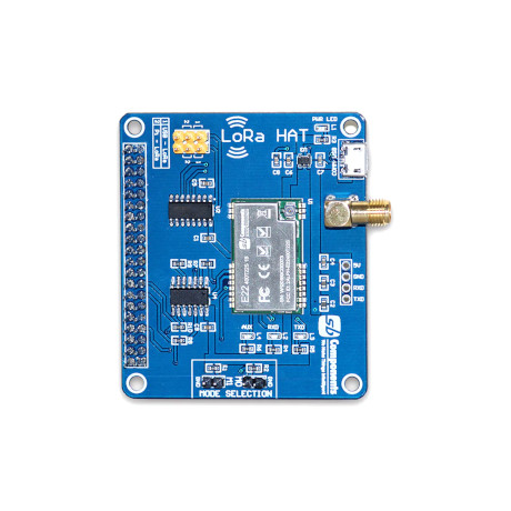 Moduł LoRa HAT 868 MHz - nakładka do Raspberry Pi - SB Components 22571.