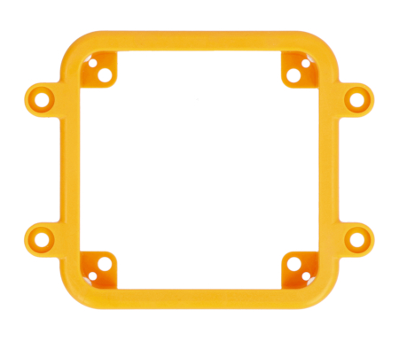Panel Frame - plastikowa ramka montażowa do modułów M5Stack Core - pomarańczowa - M5Stack A125 