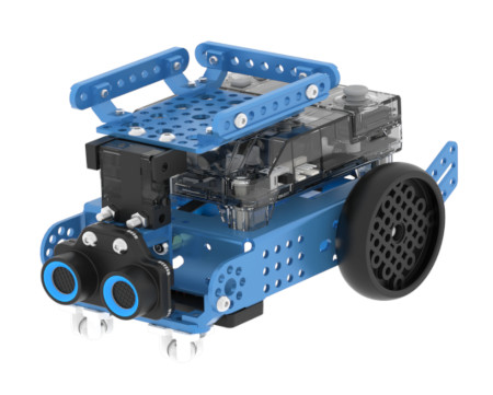 Konstrukcja jednego z projektów opisanych w instrukcji - robot transportowy