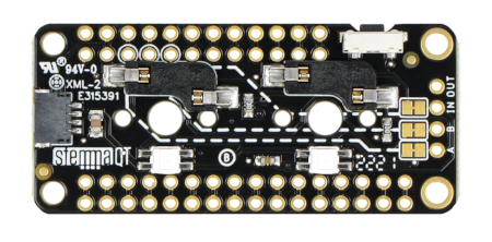 NeoKey FeatherWing - moduł z dwoma gniazdami klawiszy mechanicznych - NeoPixels 1x2 - I2C - STEMMA QT / Qwiic - Adafruit 4979